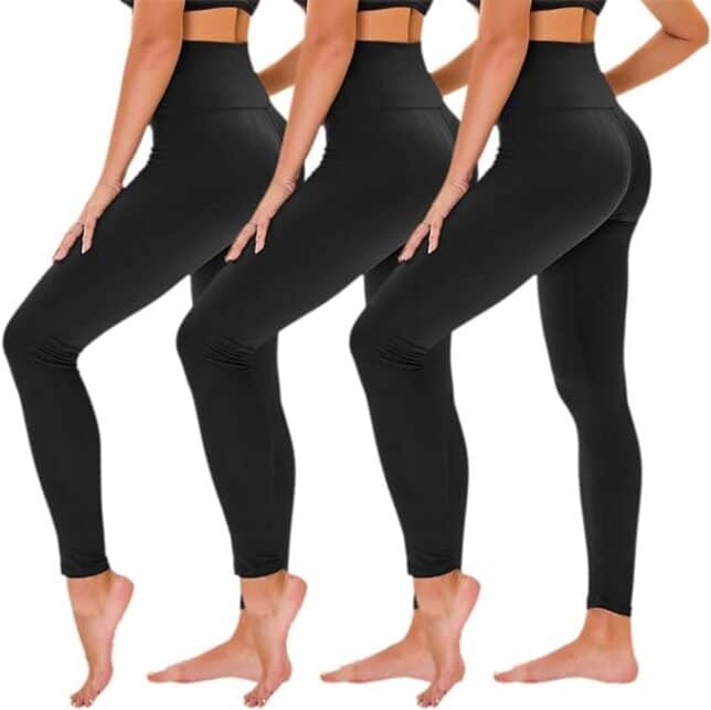 Black Leggings, 3 Pack