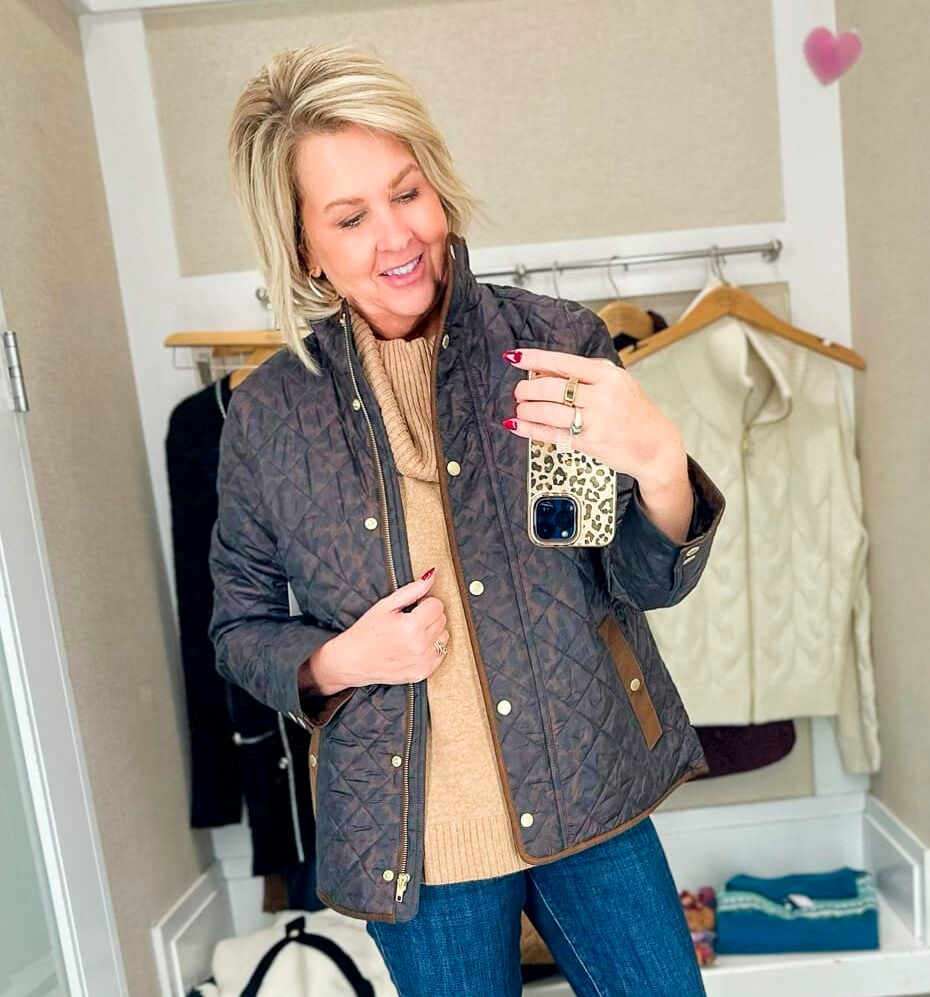 Fashion Blogger, Tania Stephens is showing Talbots Try-On Haul Of The Latest Fall Fashions 2023 - 24