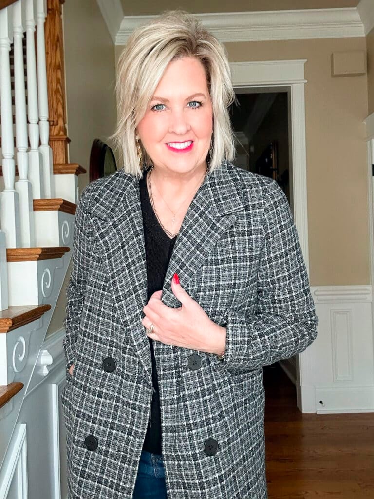 Plaid coat for Taylor Swift Evermore Era11