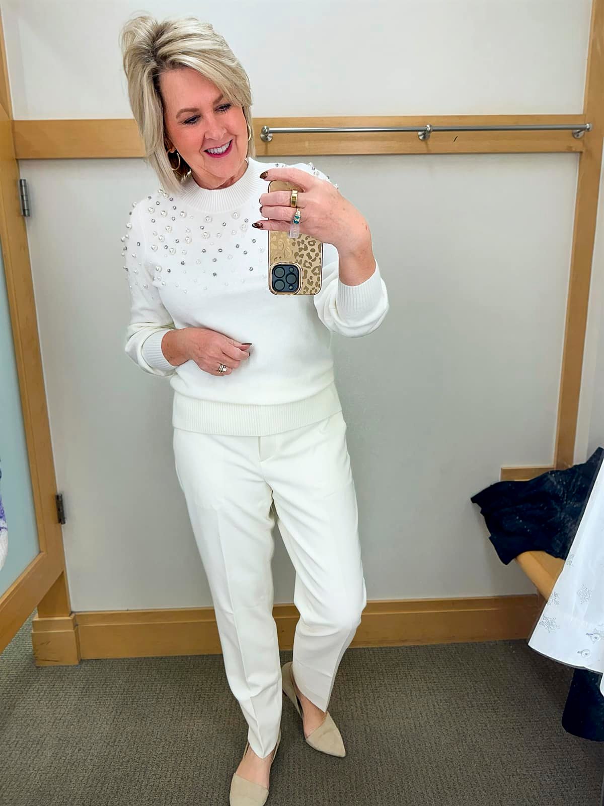 Over 50 Fashion Blogger, Tania Stephens is styling a Huge Holiday Try On Haul from Talbots44