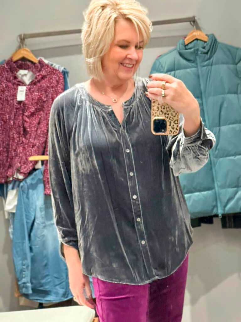 Over 50 Fashion Blogger, Tania Stephens, is doing a J.Jill winter try-on haul-24