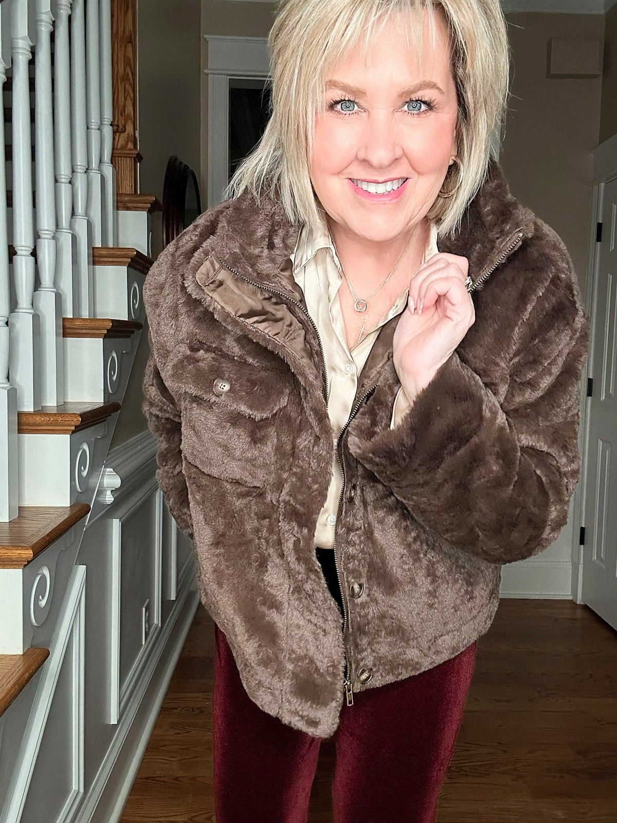 Over 50 Fashion Blogger, Tania Stephens is styling Walmart Holiday Styles for going out on the town15