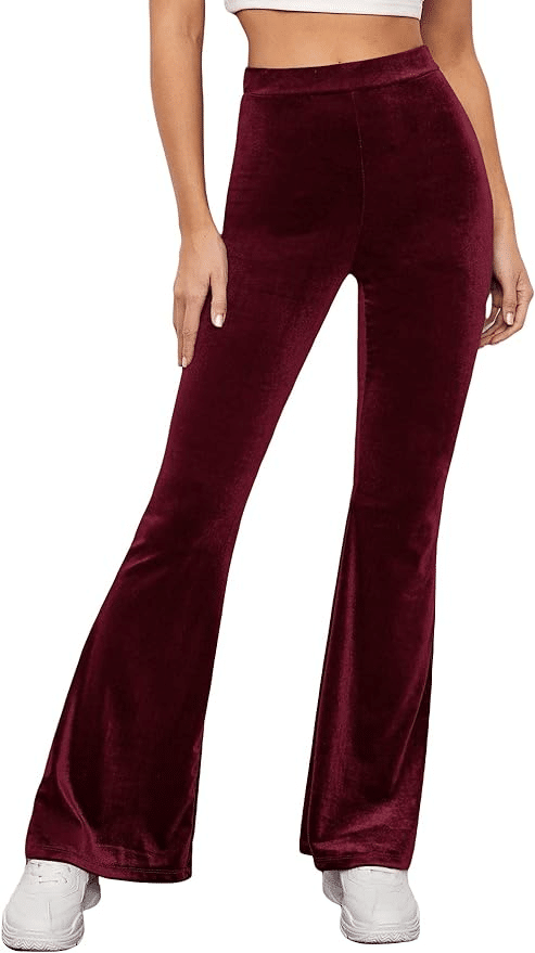 The Best Velvet Pants To Wear Now 50 is not old tania stephens fashion blogger flared