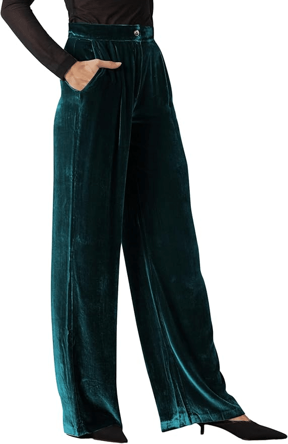 The Best Velvet Pants To Wear Now 50 is not old tania stephens fashion blogger velvet pants