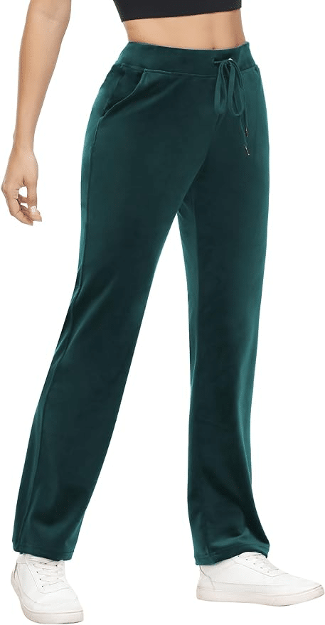 The Best Velvet Pants To Wear Now 50 is not old tania stephens fashion blogger velvet sweatpants