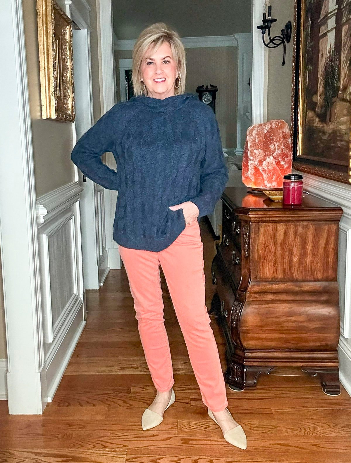 Over 50 Fashion Blogger, Tania Stephens is showing 3 casual  ways to style Pantone's Color of the year 4