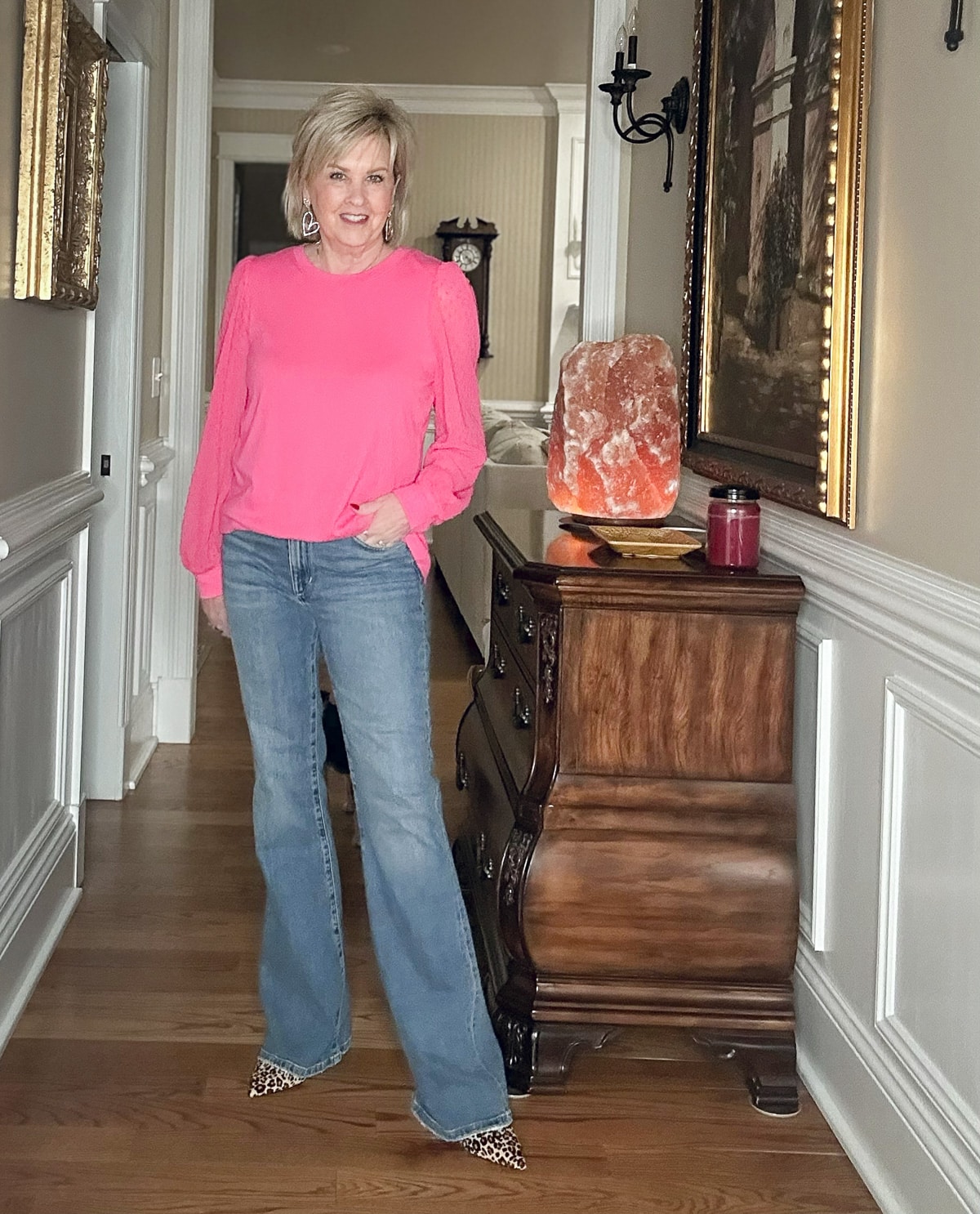 Over 50 Fashion Blogger, Tania Stephens is showing How to look festive for Valentine's Day Wearing Pink16