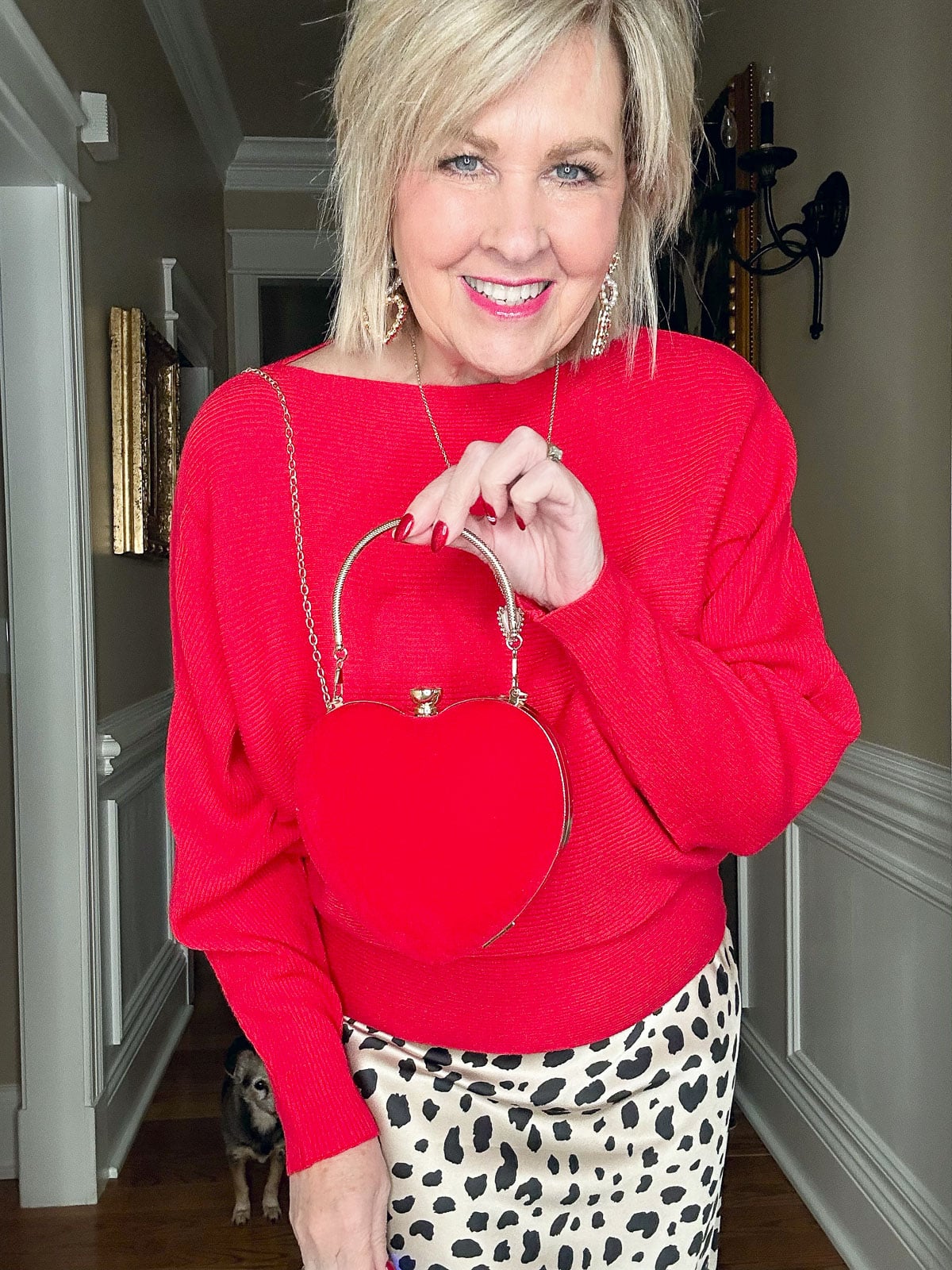 Over 50 Fashion Blogger, Tania Stephens is showing What To Wear For Valentine's Day Date Night Or Galentines11