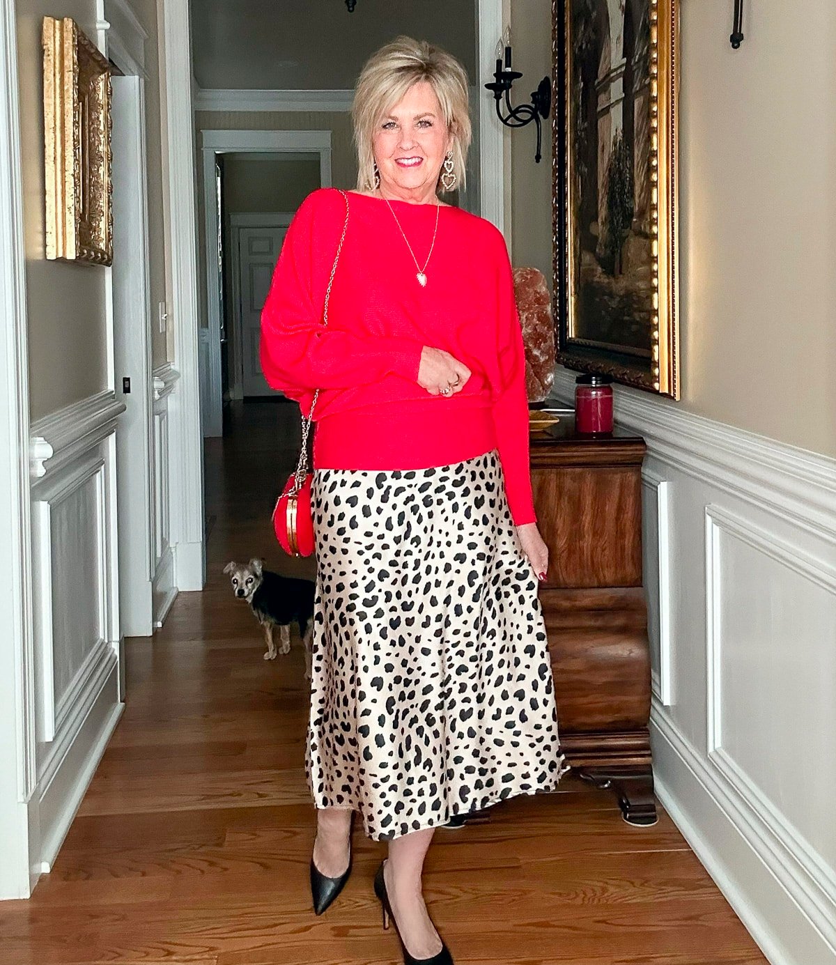 Over 50 Fashion Blogger, Tania Stephens is showing What To Wear For Valentine's Day Date Night Or Galentines15