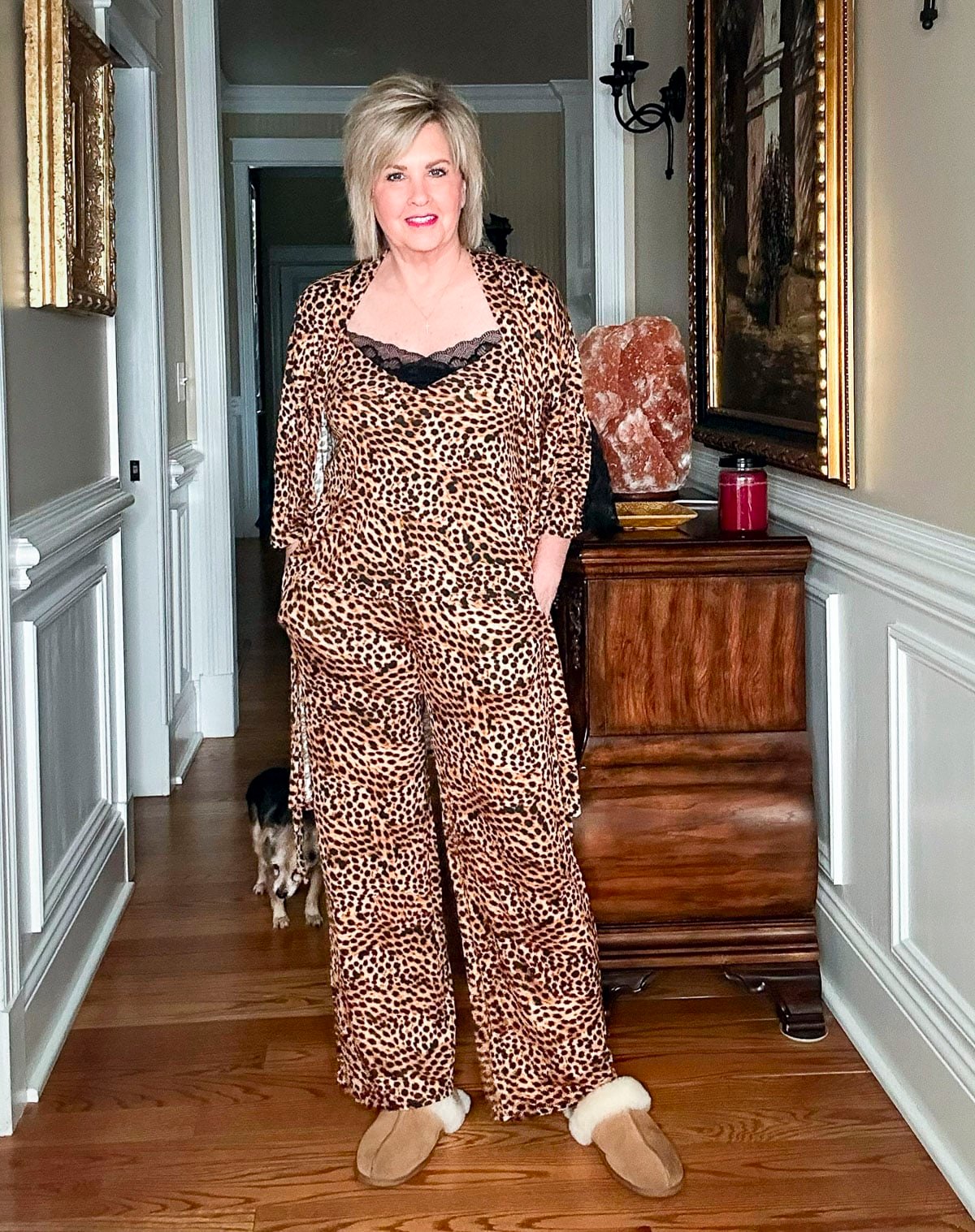 Over 50 Fashion Blogger, Tania Stephens is showing outfits for celebrating Valentine's Day at home 3