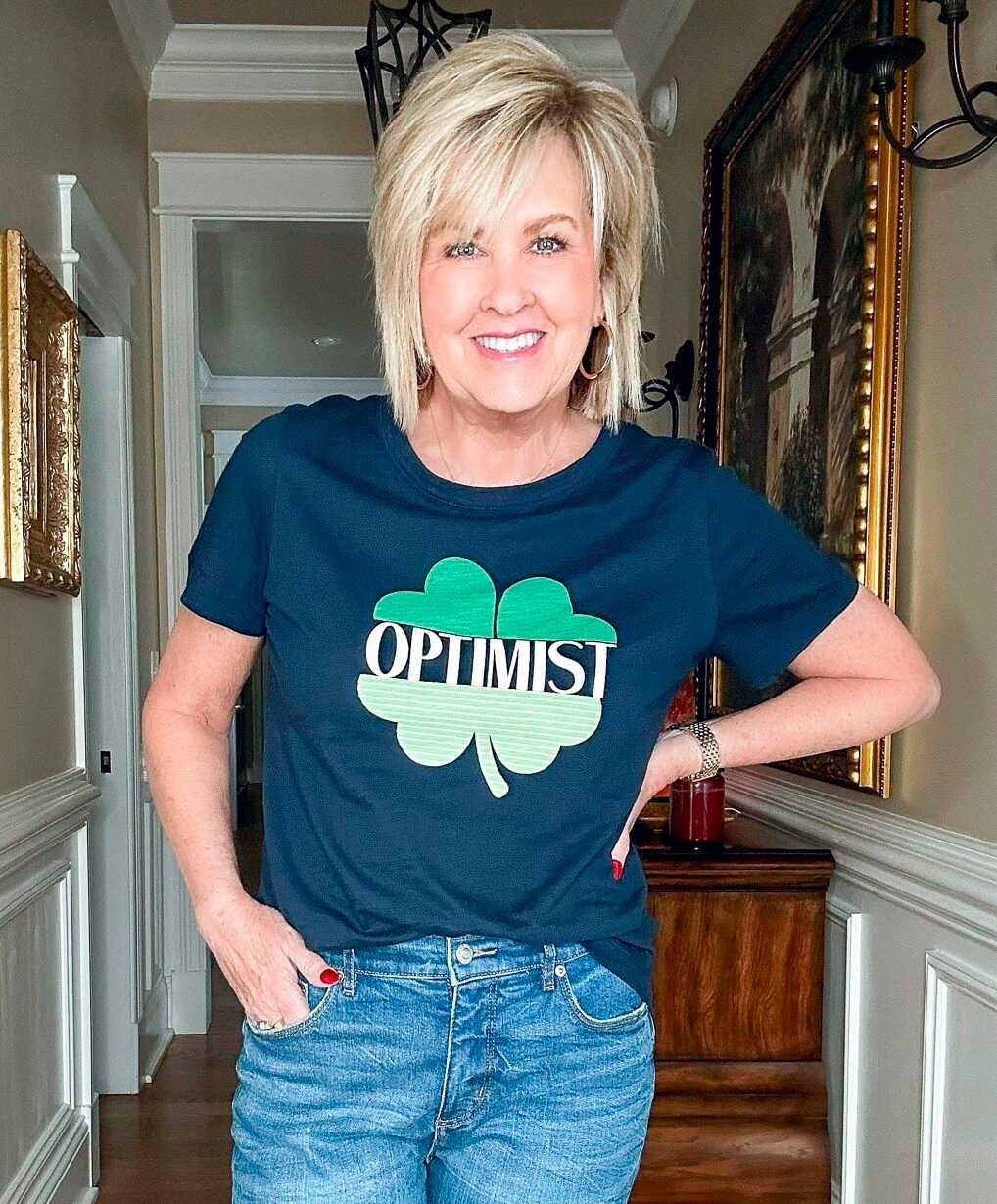 Over 50 Fashion Blogger, Tania Stephens is showing Ways to Wear Green on St. Patrick's Day8