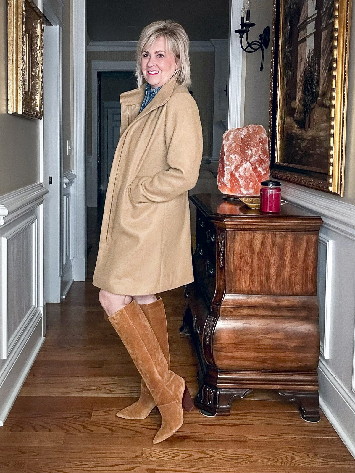 Over 50 Fashion Blogger, Tania Stephens is styling tall boots16