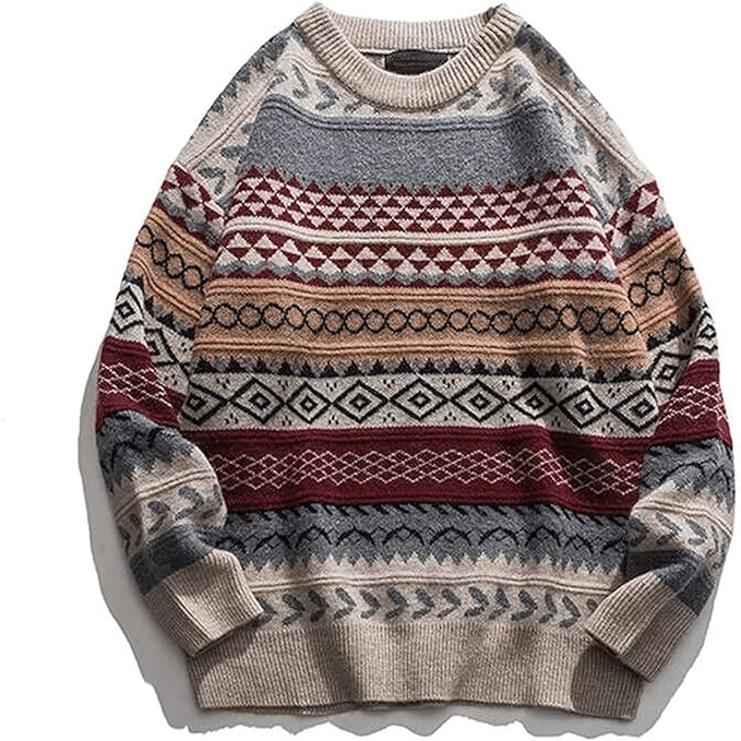 Fun and Funky Grandpa Sweaters You're Sure to Love 50 is not old tania stephens fashion blogger multicolored