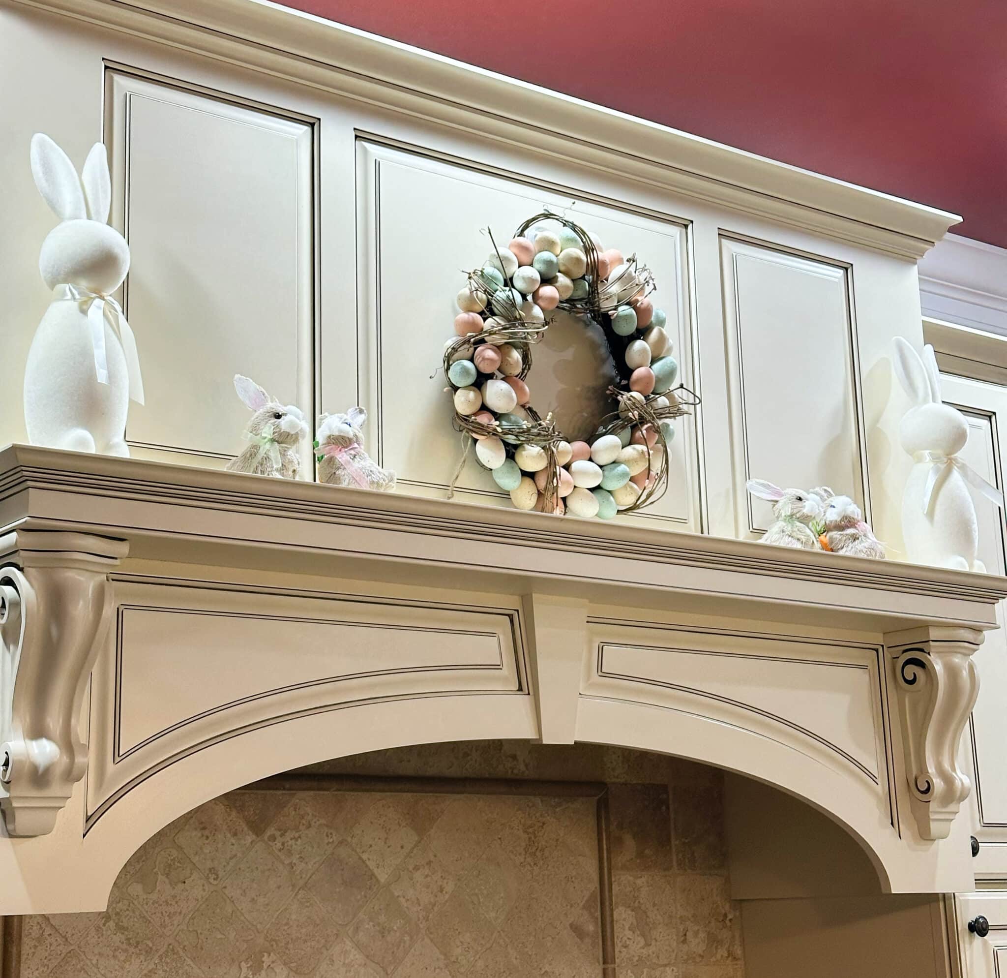The Easter Decor I bought from Walmart3296