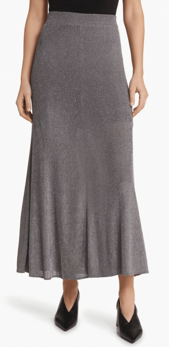 The Best Column Skirts To Wear Now 50 is not old Tania Stephens fashion blogger sweater