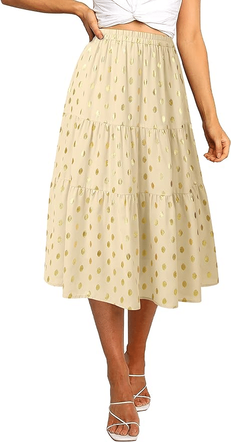 Spring Basics from Amazon fashion blogger 50 is not old tania stephens  skirt