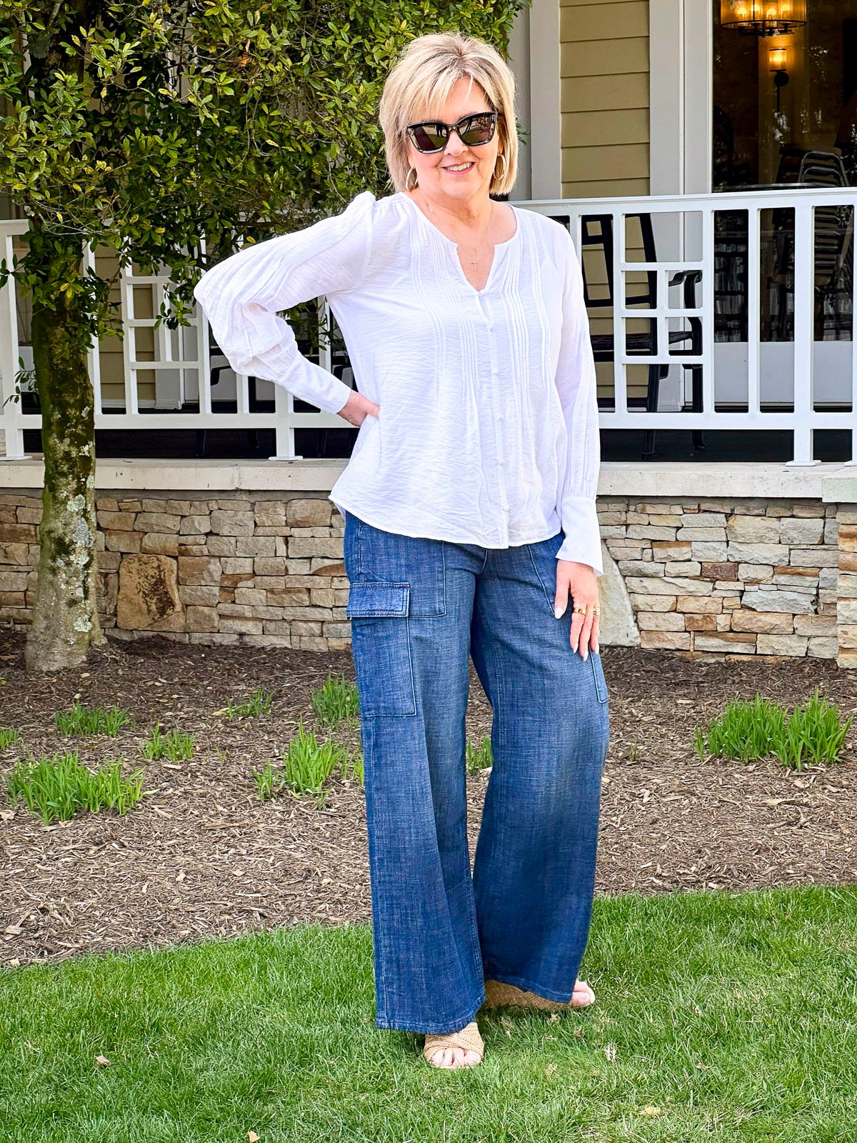 Over 50 Fashion Blogger, Tania Stephens is styling Everyday Outfits From Kohl's For Spring10