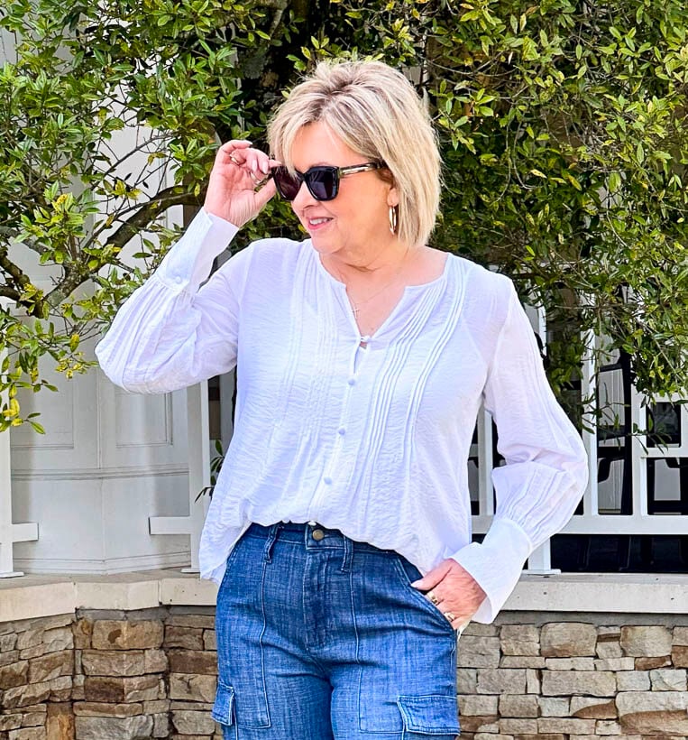 Over 50 Fashion Blogger, Tania Stephens is styling Everyday Outfits From Kohl's For Spring2