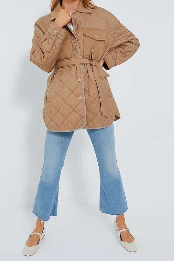 Belted Quilted Jacket