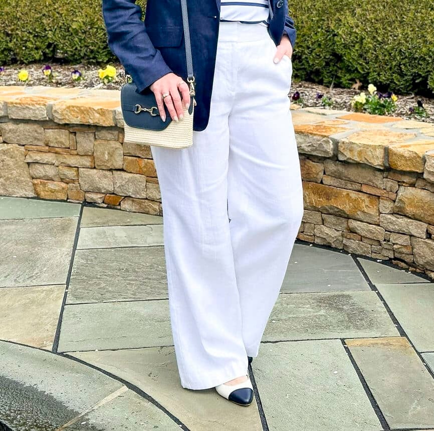 Over 50 Fashion Blogger, Tania Stephens is styling Talbots linen for Spring and Summer11