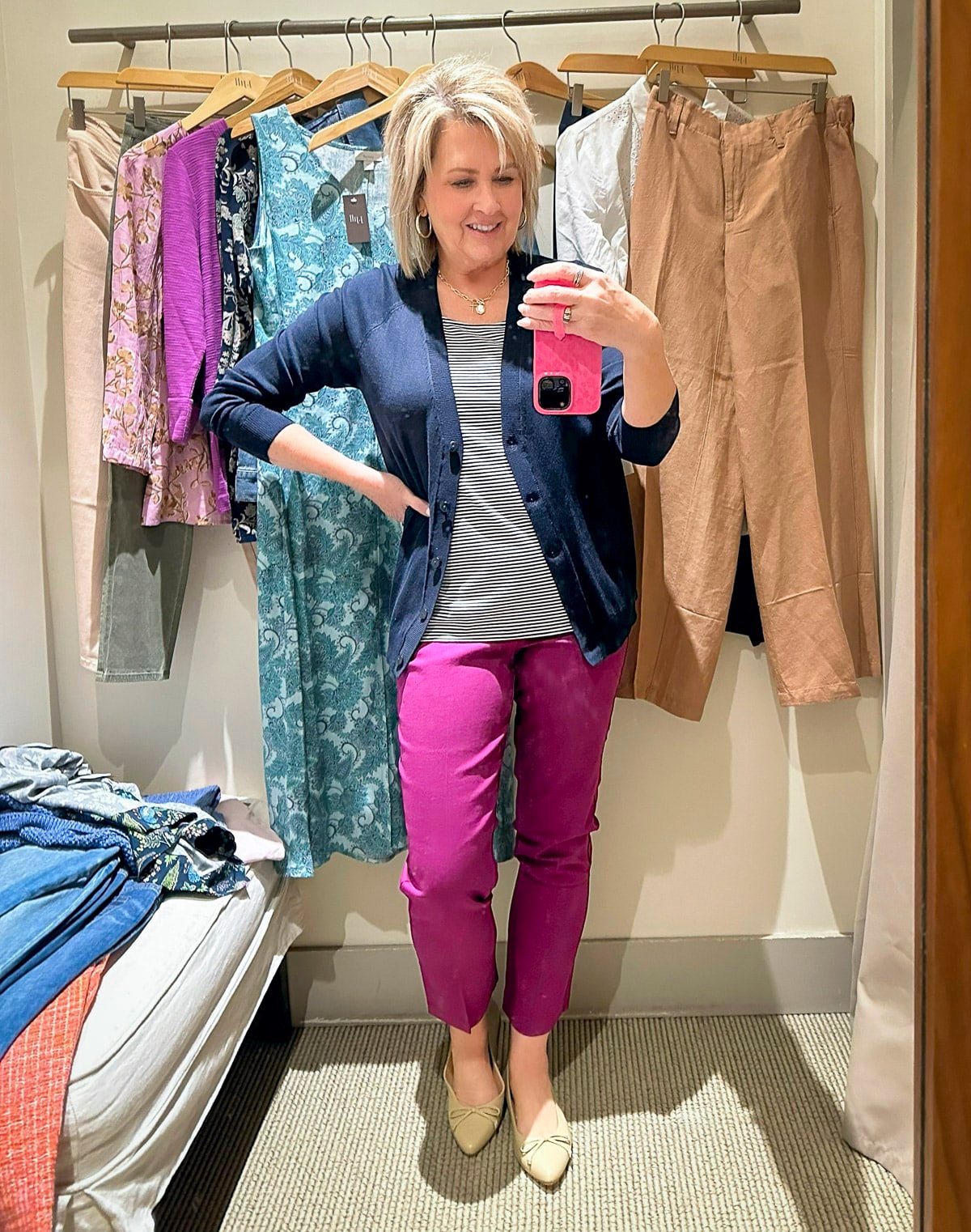 Fashion Blogger, Tania Stephens is doing a dressing room try on haul with J.Jill 47