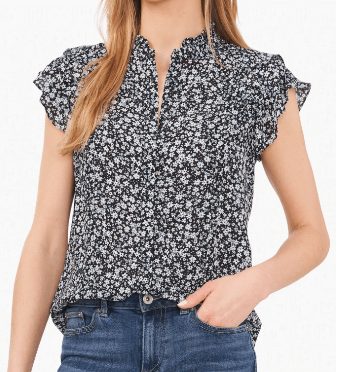 Clothing From CeCe That You're Sure to Love tania stepehens 50 is not old fashion blogger floral