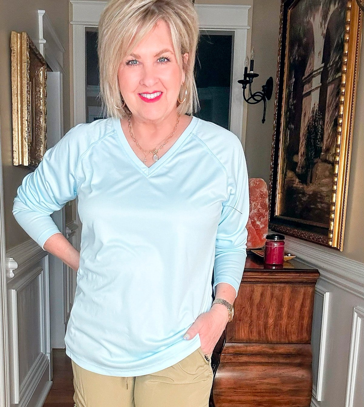 V-Neck UPF 50+ Sun Protection