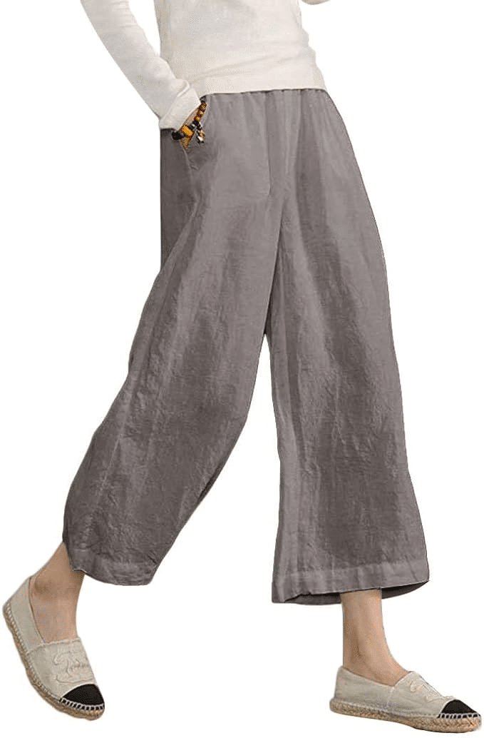 Linen Pants You're Sure to Love tania stephens fashion blogger 50 is not old  casual loose