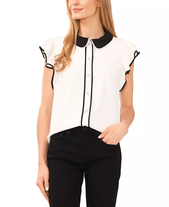 Clothing From CeCe That You're Sure to Love tania stepehens 50 is not old fashion blogger  white