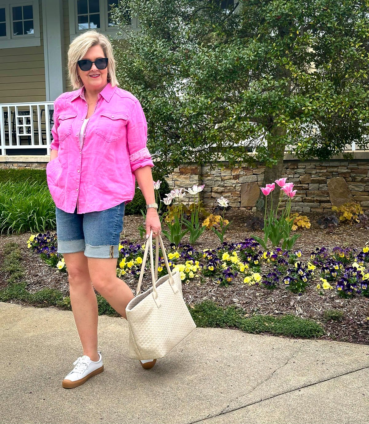 Birdie Bermuda Denim Shorts1