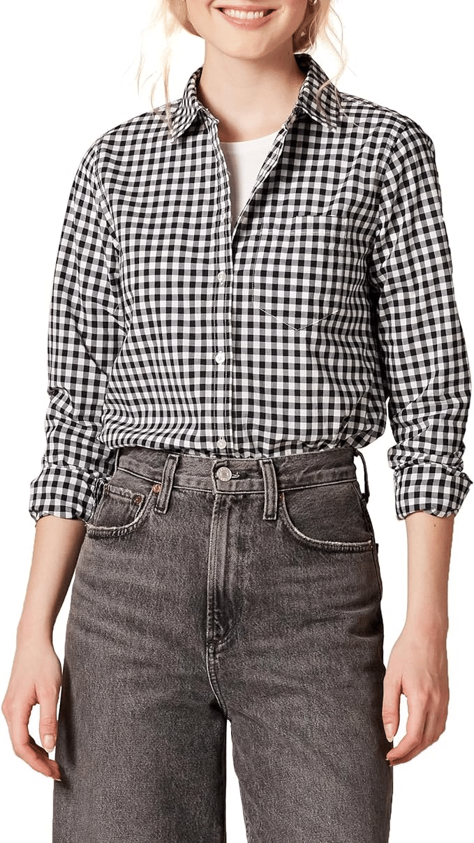 The Best Gingham Shirts For Women Over 50 50 is not old tania stephens fashion blogger shirt