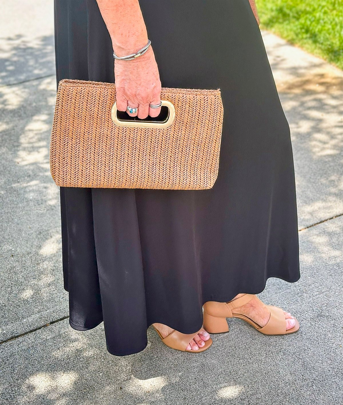 Over 50 Fashion Blogger, Tania Stephens is styling black cocktail dresses for women over 50 -15