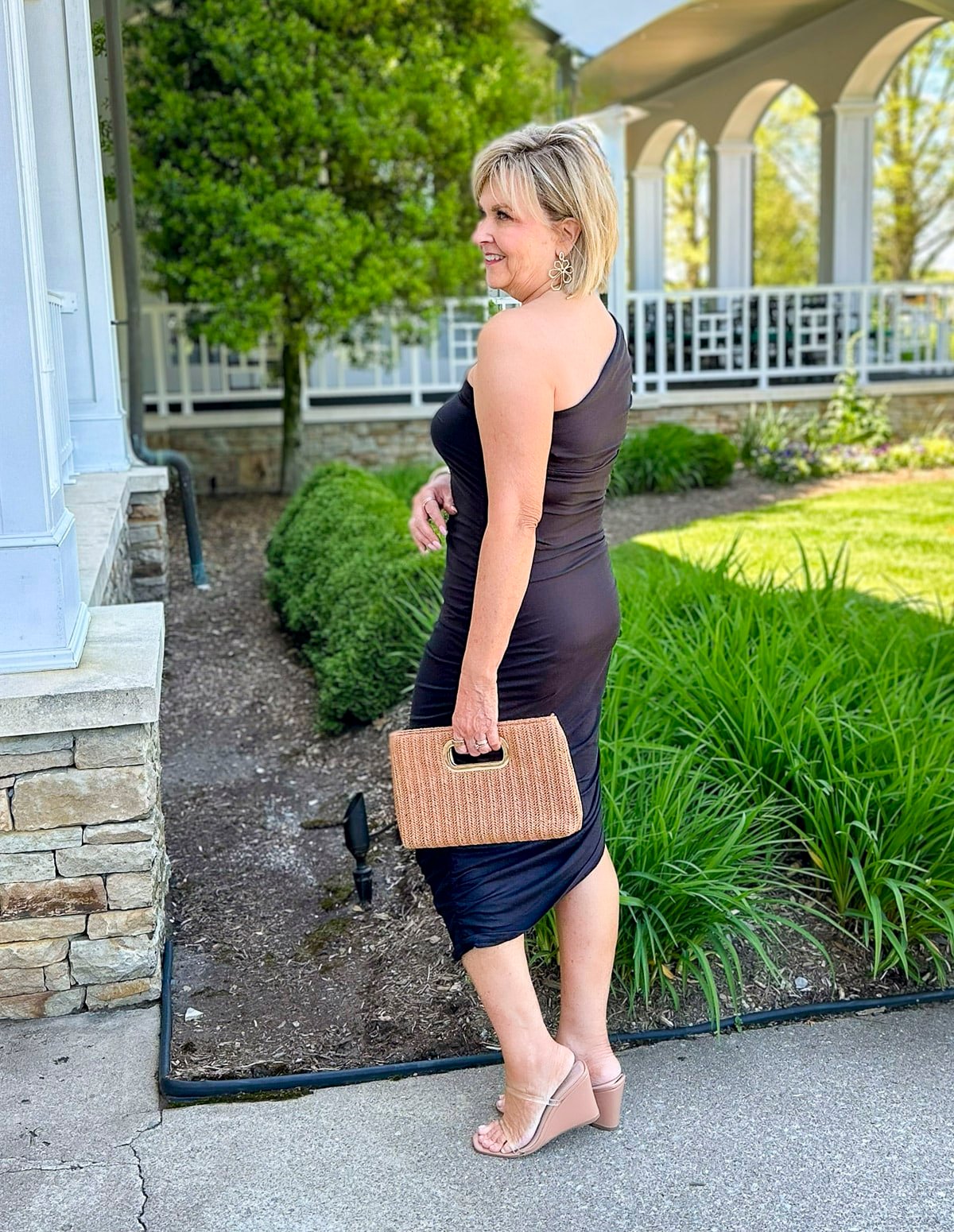 Over 50 Fashion Blogger, Tania Stephens is styling black cocktail dresses for women over 50 -4