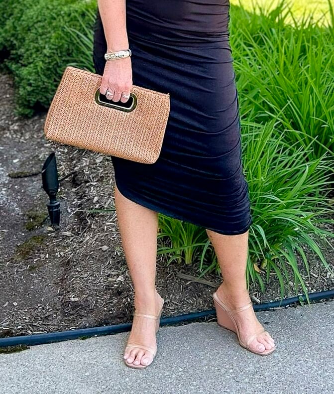 Over 50 Fashion Blogger, Tania Stephens is styling black cocktail dresses for women over 50 -7