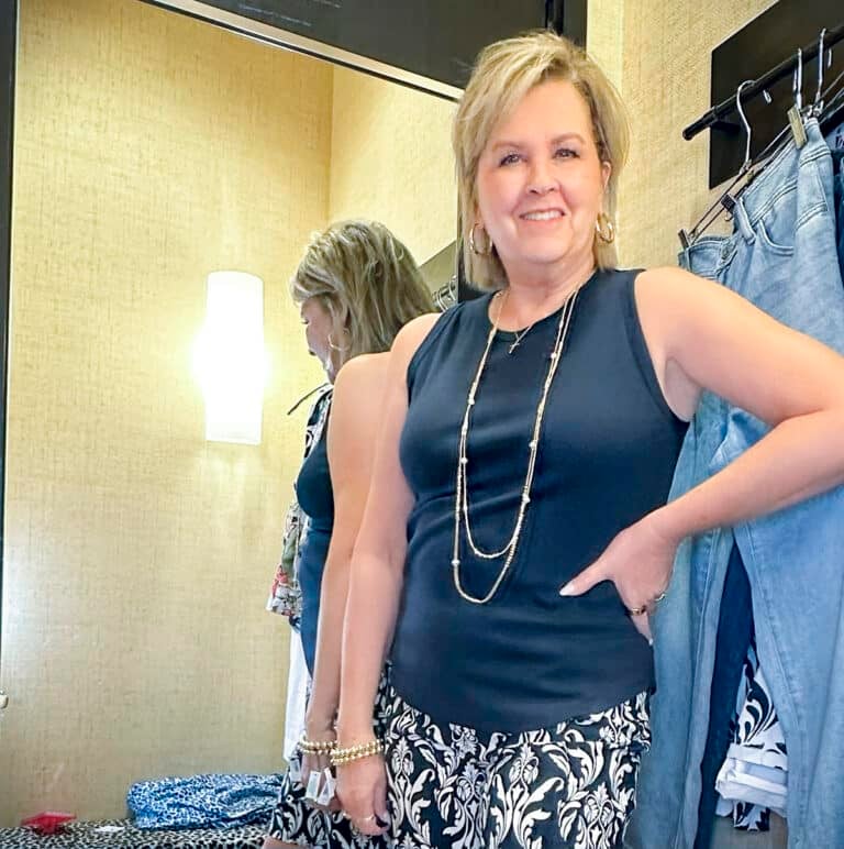 Over 50 Fashion Blogger, Tania Stephens is doing a Chico's Beginning of Summer Try On Haul30