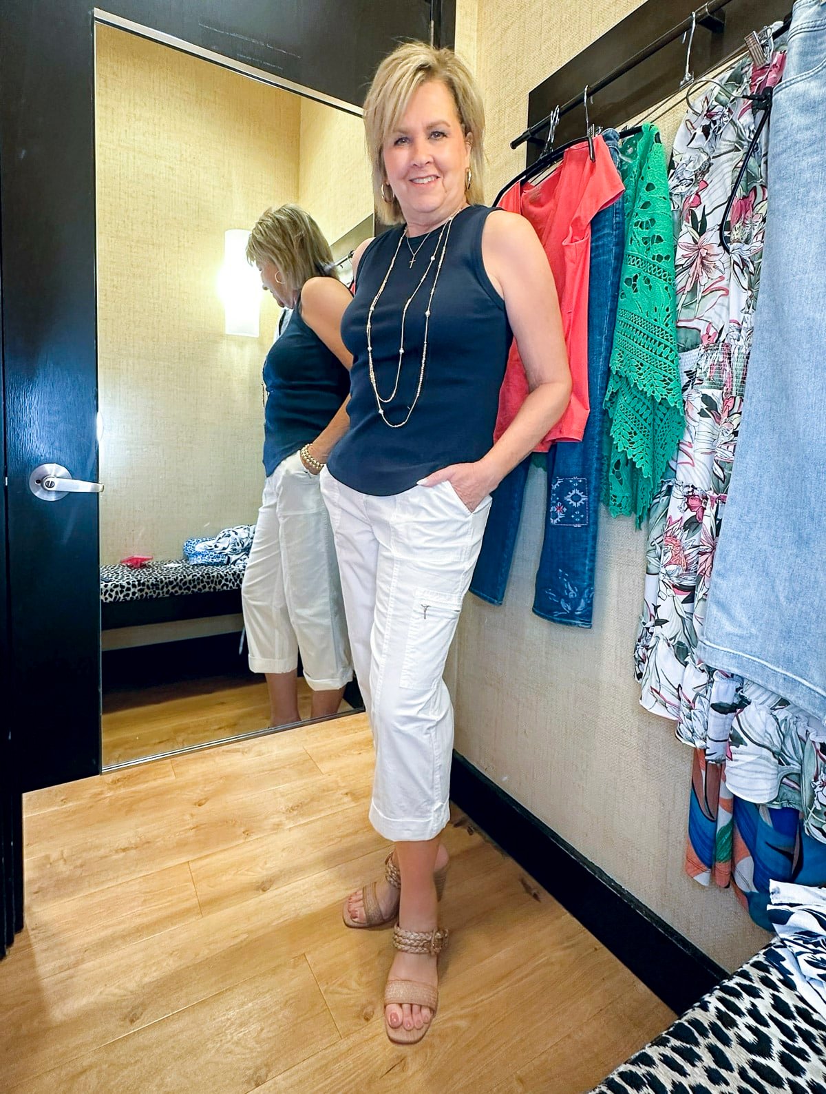 Over 50 Fashion Blogger, Tania Stephens is doing a Chico's Beginning of Summer Try On Haul51