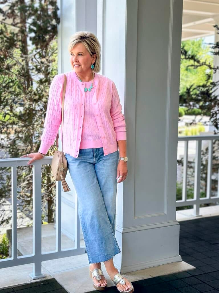 Over 50 Fashion Blogger is styling clothing from J.Crew Factory For Summer14