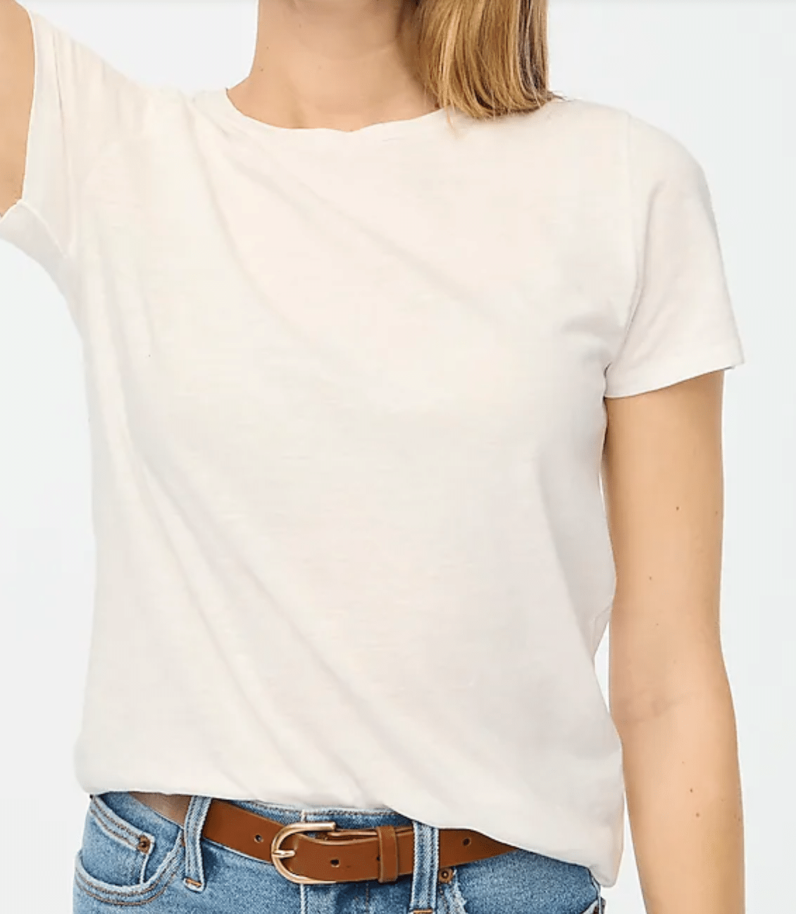 Summer Neutrals To Wear Now Tania stephens 50 is not old fashion blogger  t shirt