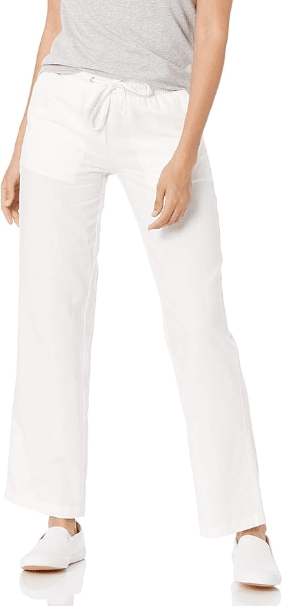 Elastic Pants/Pull on Pants for Women Over 50 50 is not old tania stephens fashion blogger  white