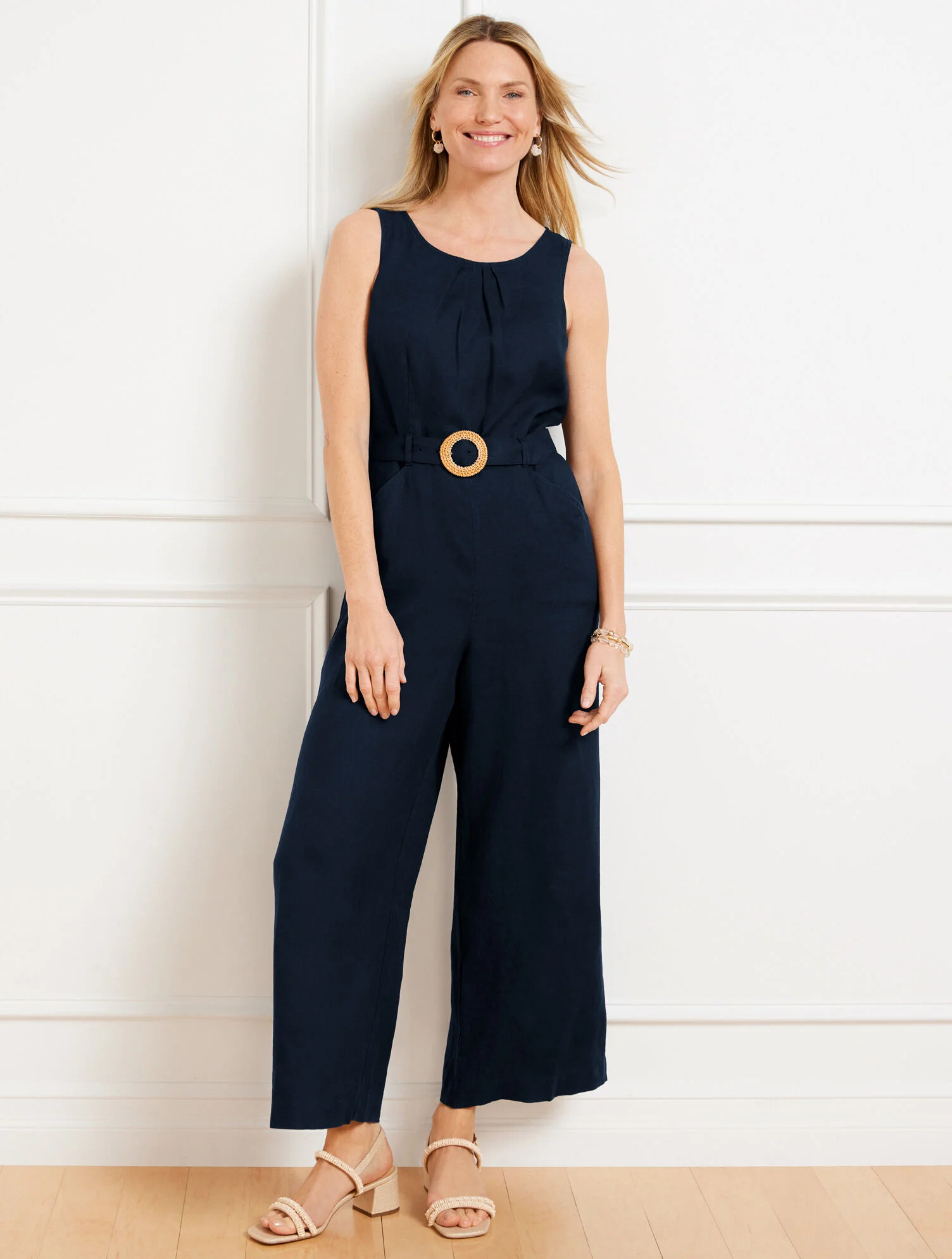 Summer Neutrals To Wear Now Tania stephens 50 is not old fashion blogger  jumpsuit