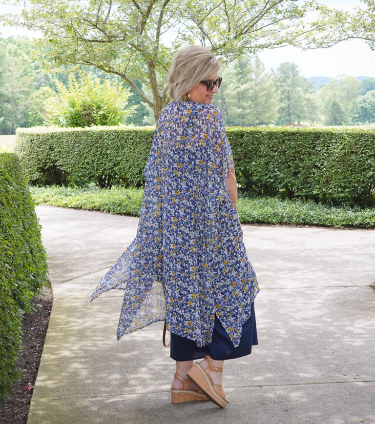 Over 50 Fashion Blogger, Tania Stephens is styling a colorful summer outfit from Kohl's3