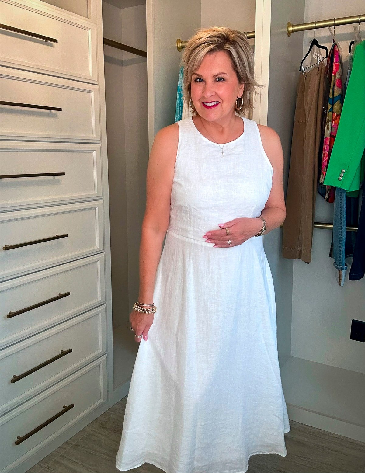 Over 50 Fashion Blogger, Tania Stephens is doing an in home try-on haul with Talbots for June1