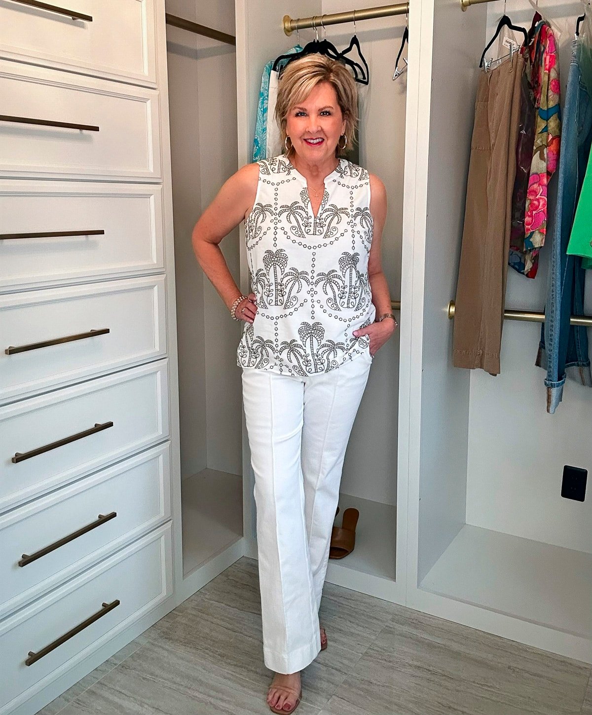 Over 50 Fashion Blogger, Tania Stephens is doing an in home try-on haul with Talbots for June24