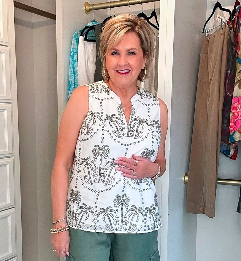 Over 50 Fashion Blogger, Tania Stephens is doing an in home try-on haul with Talbots for June26