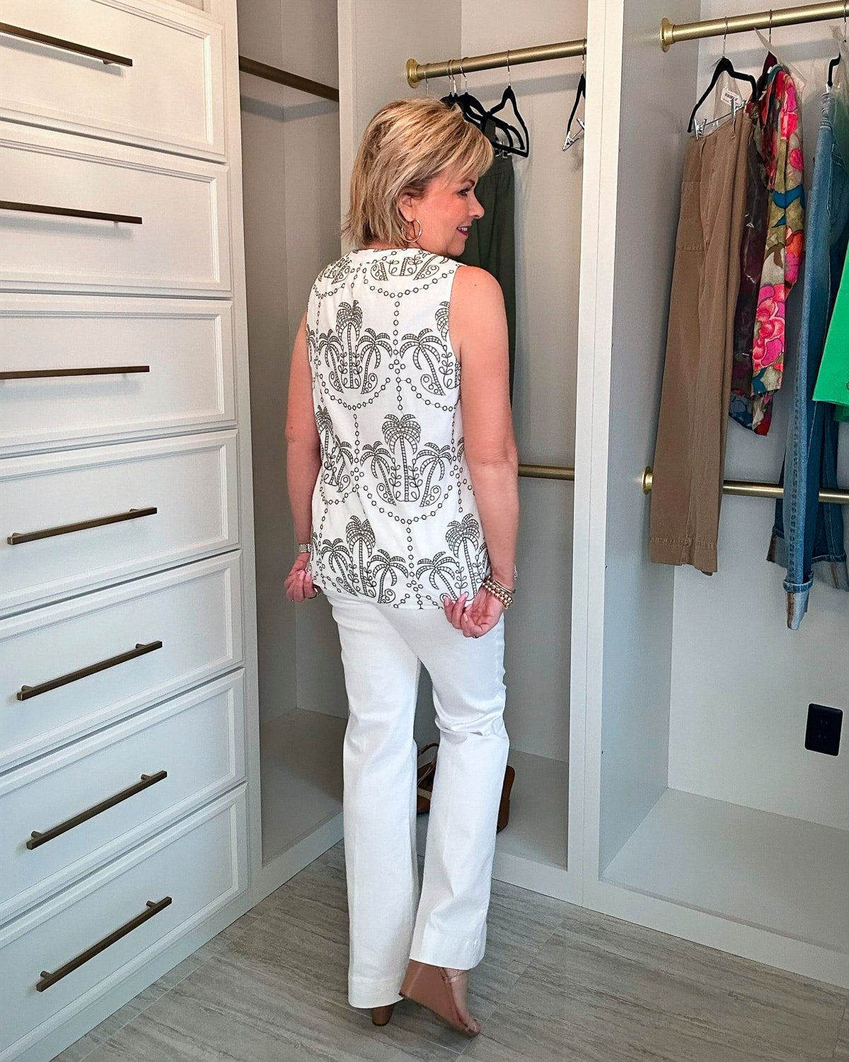 Over 50 Fashion Blogger, Tania Stephens is doing an in home try-on haul with Talbots for June28
