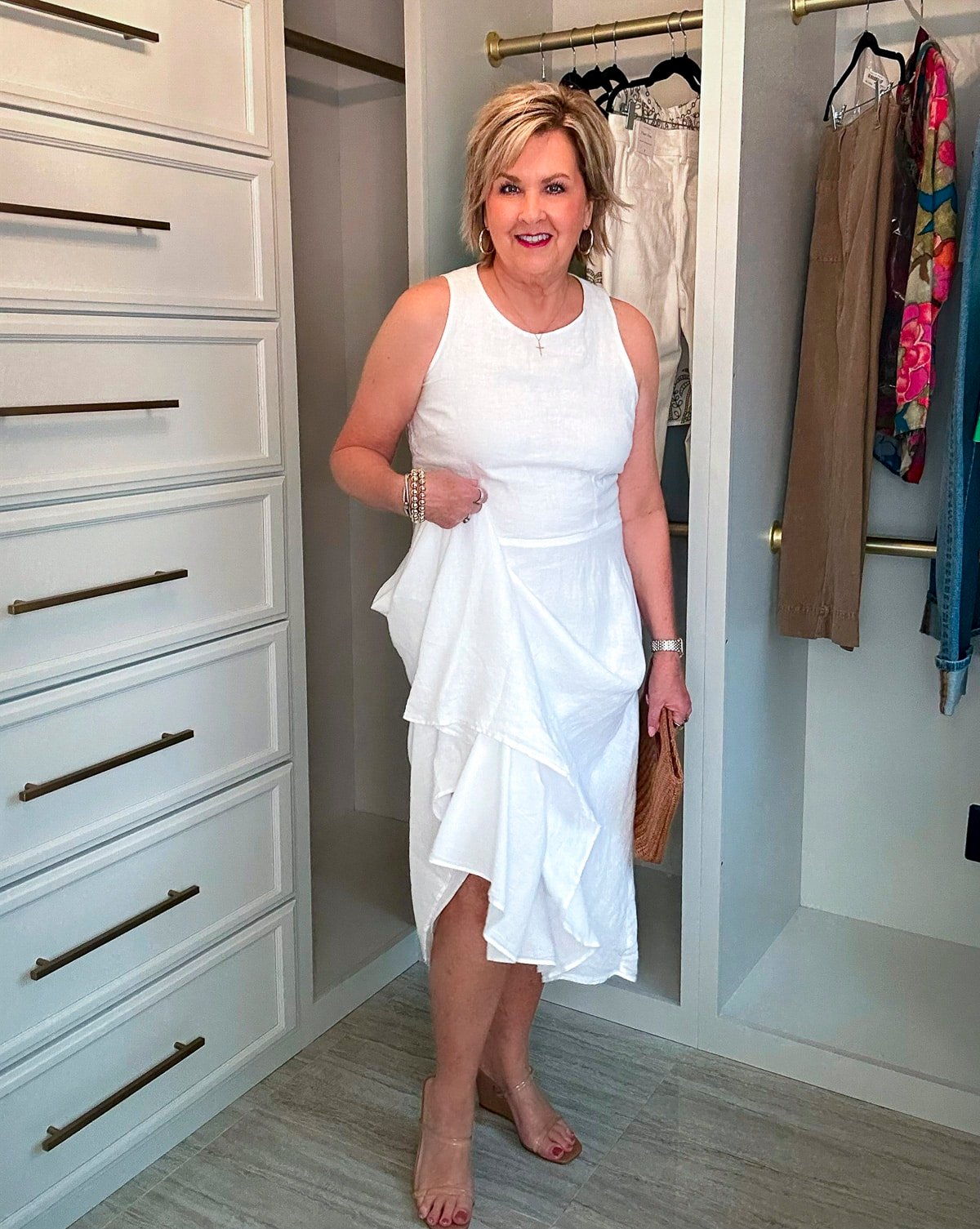 Over 50 Fashion Blogger, Tania Stephens is doing an in home try-on haul with Talbots for June3