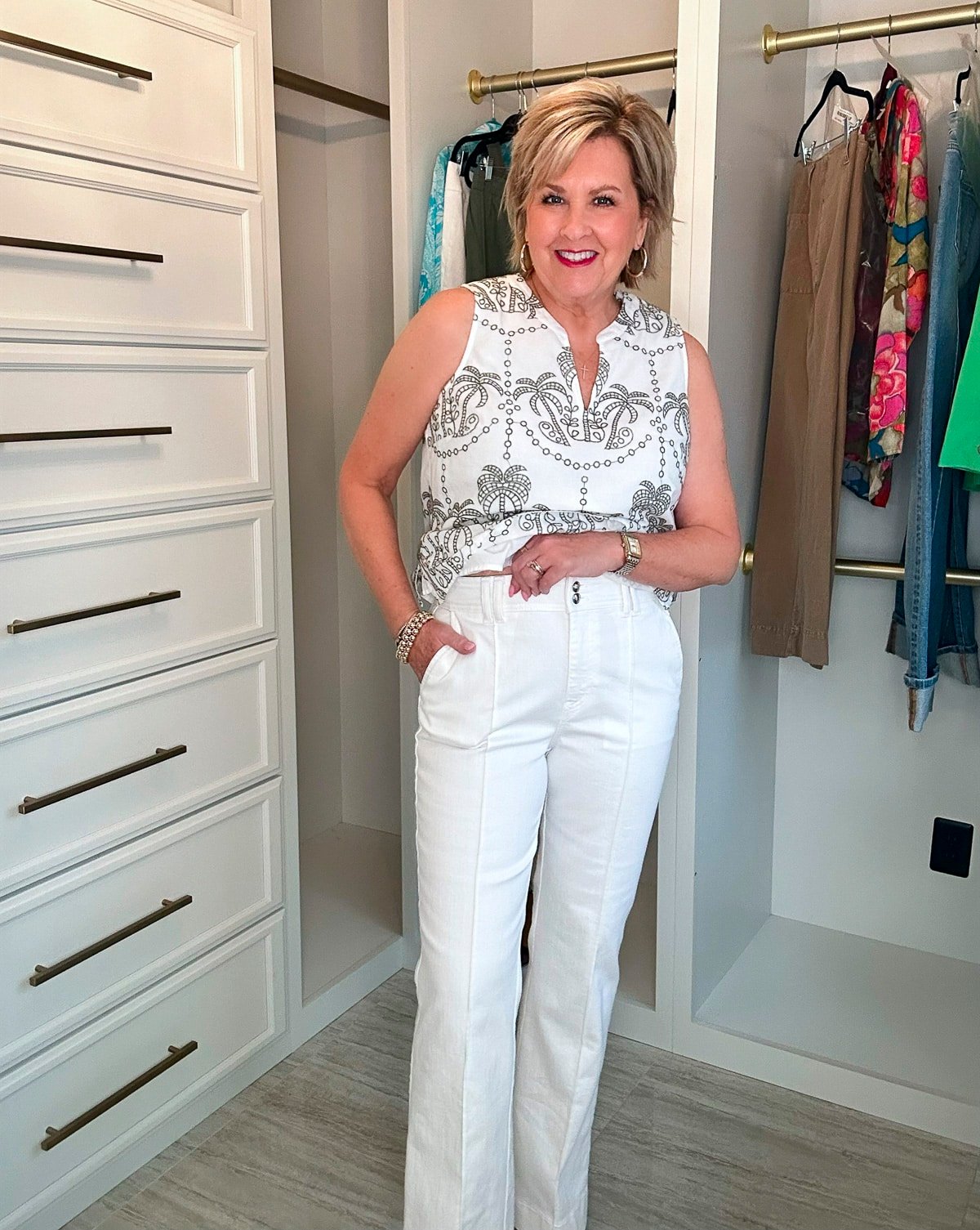 Over 50 Fashion Blogger, Tania Stephens is doing an in home try-on haul with Talbots for June30