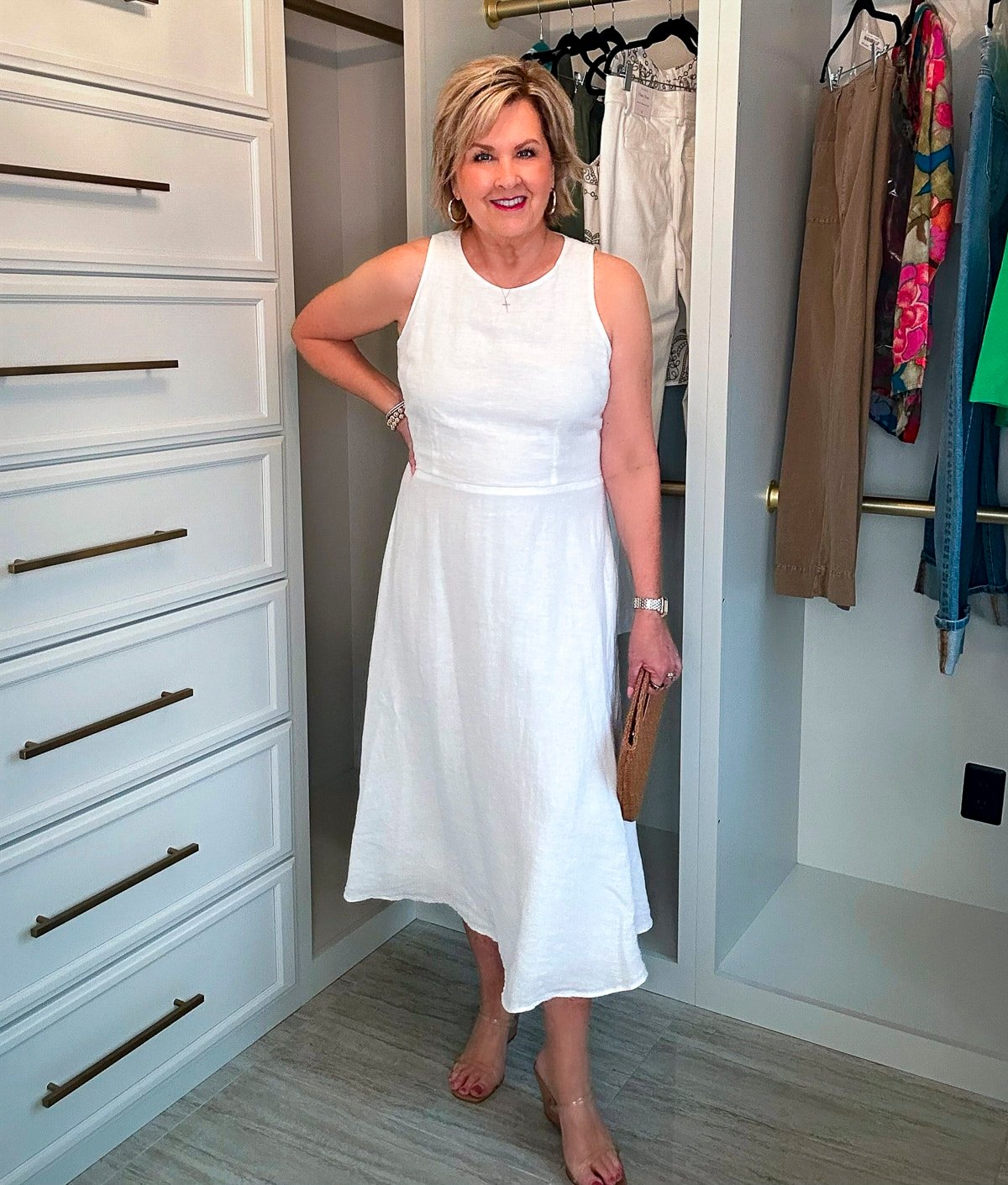 Over 50 Fashion Blogger, Tania Stephens is doing an in home try-on haul with Talbots for June