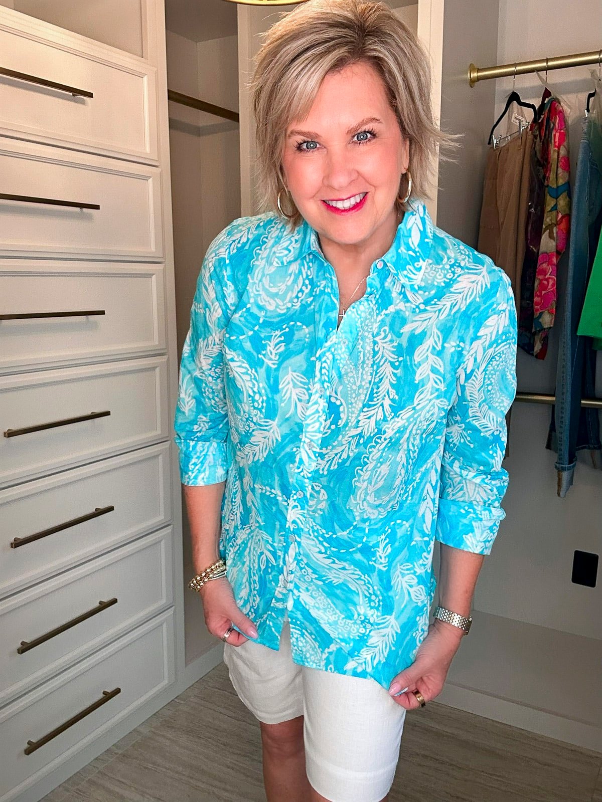 Over 50 Fashion Blogger, Tania Stephens is doing an in home try-on haul with Talbots for June6