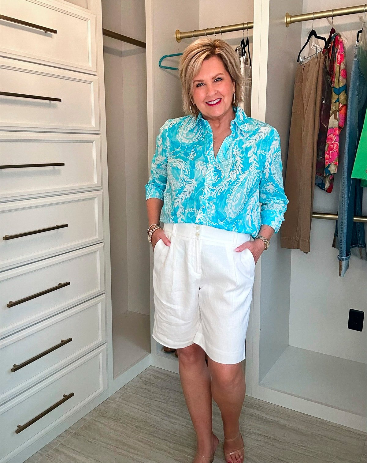 Over 50 Fashion Blogger, Tania Stephens is doing an in home try-on haul with Talbots for June9